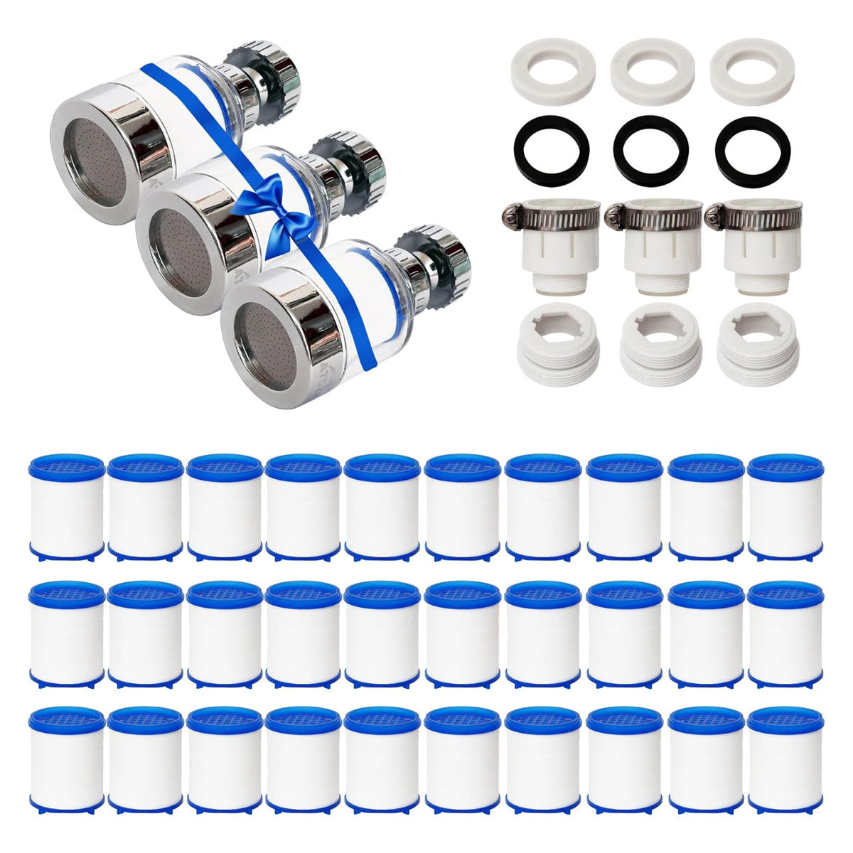 Kitchen Tap Water Purifier – 360° Rotating Faucet Filter, Home Use