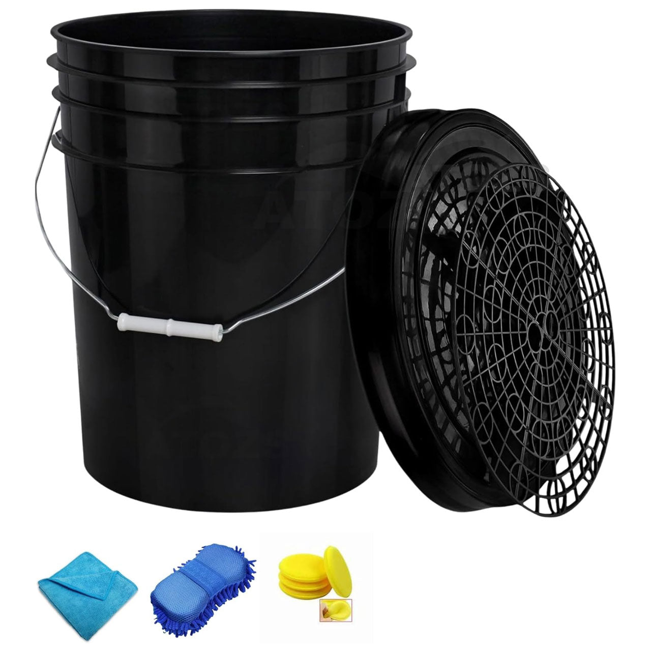 Heavy Duty 5 Gallon Car Wash Bucket with Lid – Car Detailing & Auto Cleaning Bucket